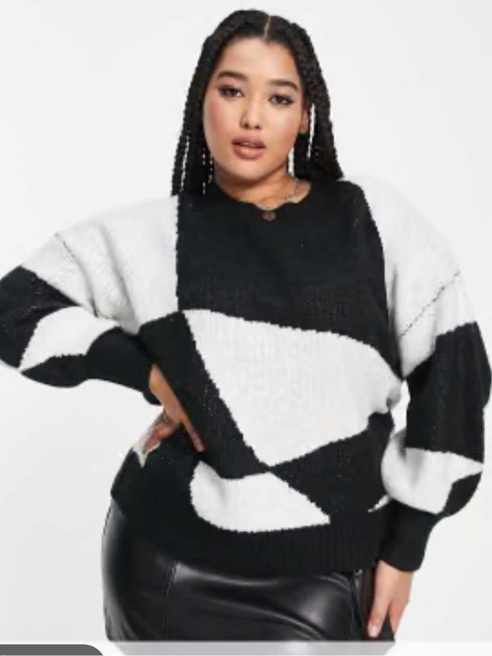 Worthington Geo pattern Sweater - Picture 10 of 11